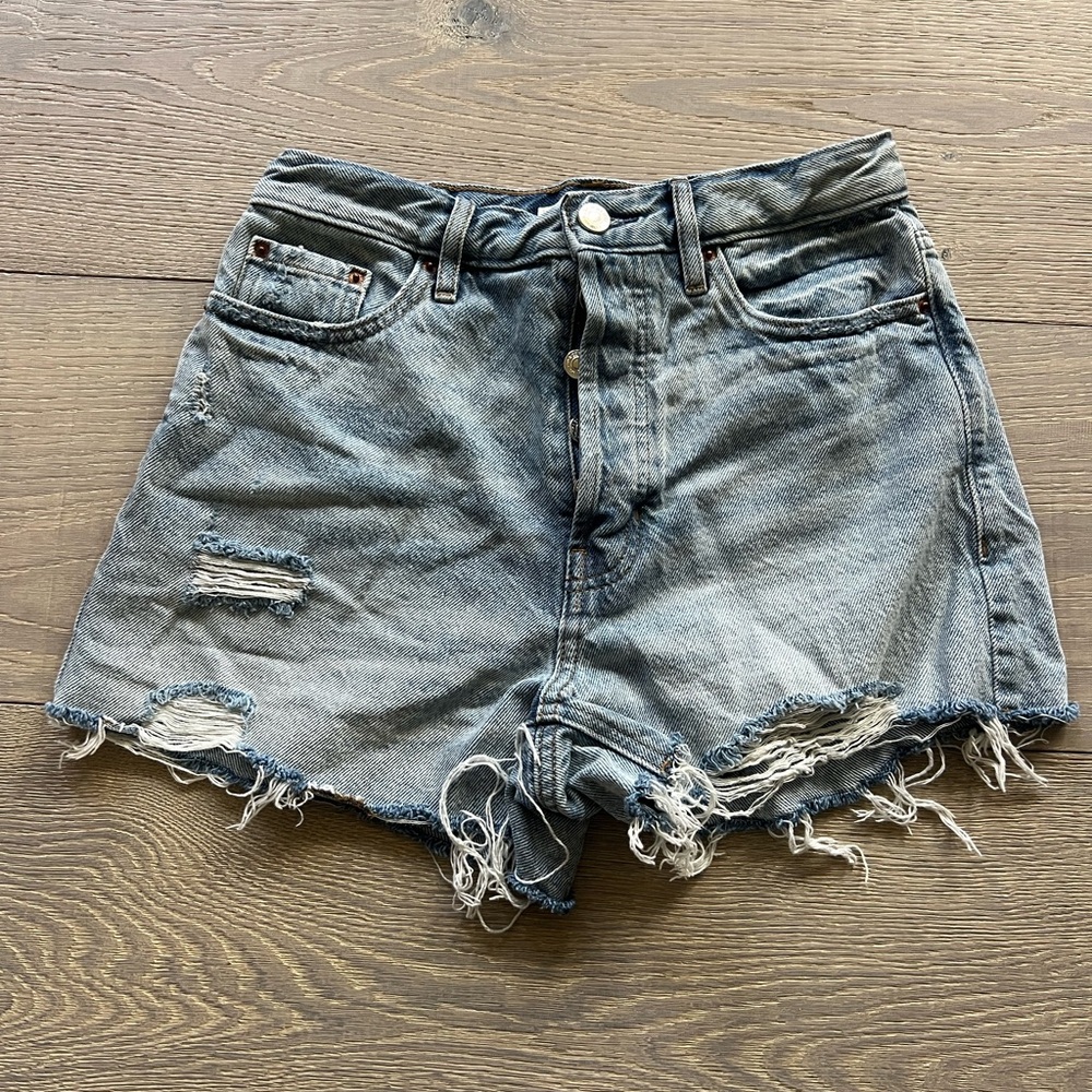 PacSun Ultra High Ride Vintage Short Size 25